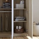 KC-Play Embrace Wardrobe - W0140 - Lindberg Oak/White