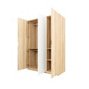 KC-Play Embrace Wardrobe - W0140 - Lindberg Oak/White