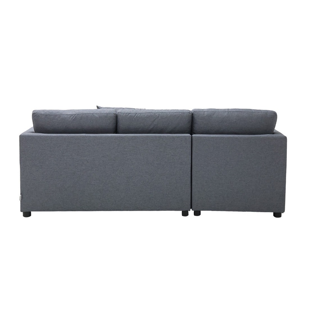 Riki Sofa-Left Corner-Grey Fabric