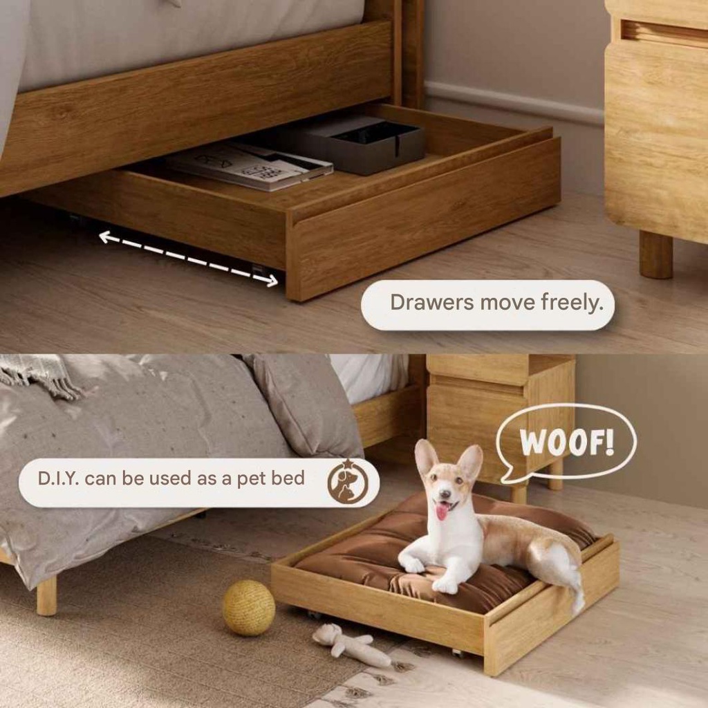 Skift Bed-6ft -Nyhavn Oak