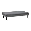 Monick Sofa Bed - Black Leg - Grey Fabric