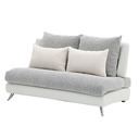 Jelly Sofa Mini 2 Seater-Black/White