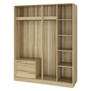 Molly Wardrobe - WFT-SC160 - Lindberg Oak/White
