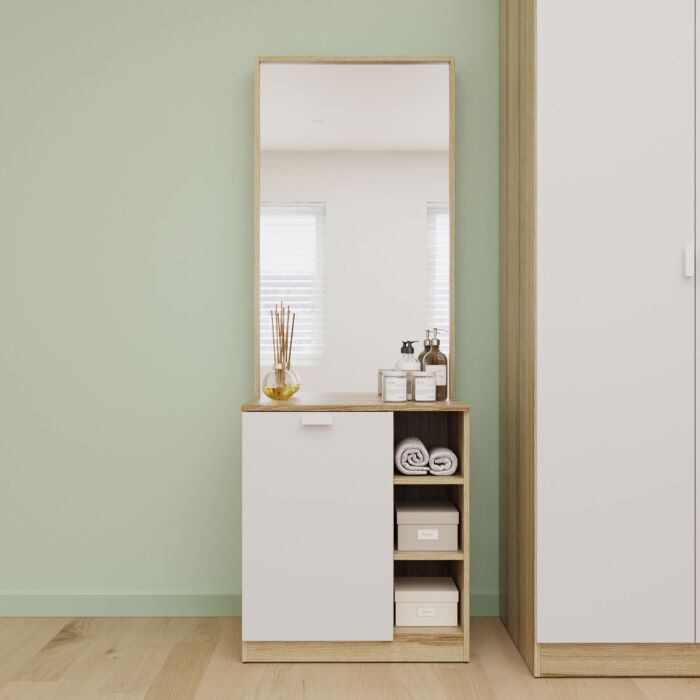 Molly Dressing Table - DT60cm - Lindberg Oak/White