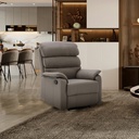 Miyako Recliner - Brown Fabric/1RE