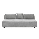 Chauncy Sofa Bed 3S-Gray/Black Leg