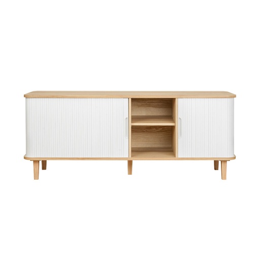 [19233853] KC-Play Muni Sideboard TV150-Lindberg Oak/White