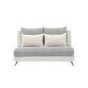 Jelly Sofa Mini 2 Seater-Black/White
