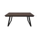 Fina Dining Table - A200 - Iron Black/Nature