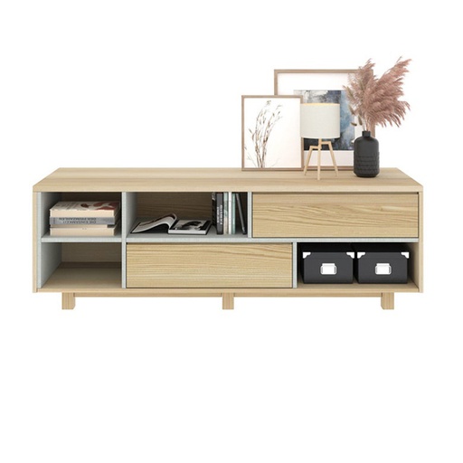 [19208443] Backet Sideboard TV160 - Lindberg Oak/Light Grey